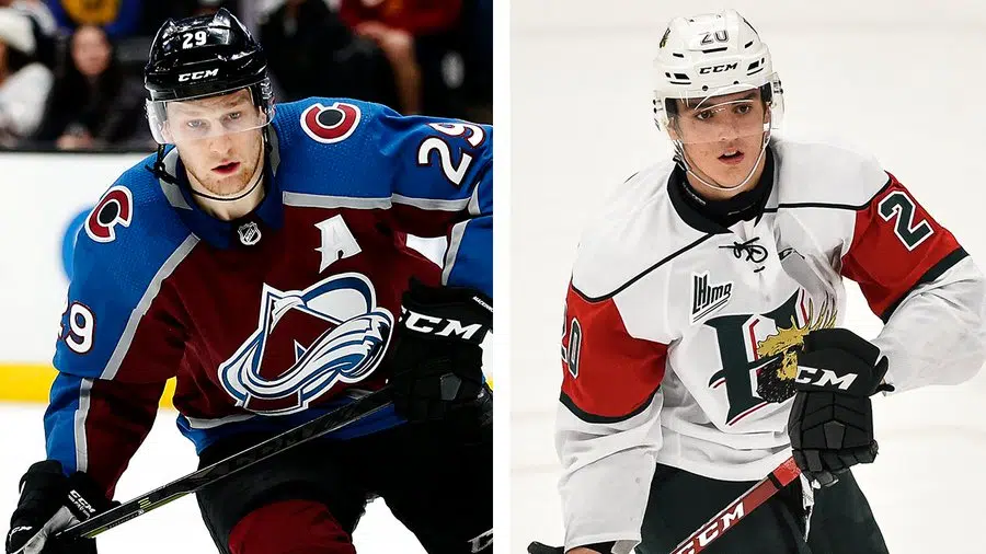 Nate MacKinnon Picked Justin Barron!