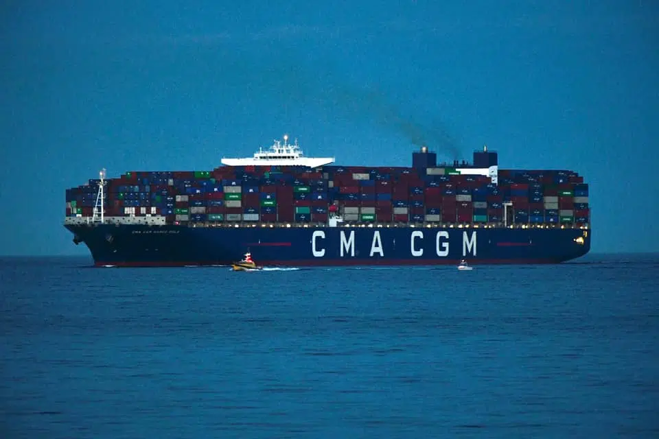 Largest container ship to ever visit Canada arrives in Halifax