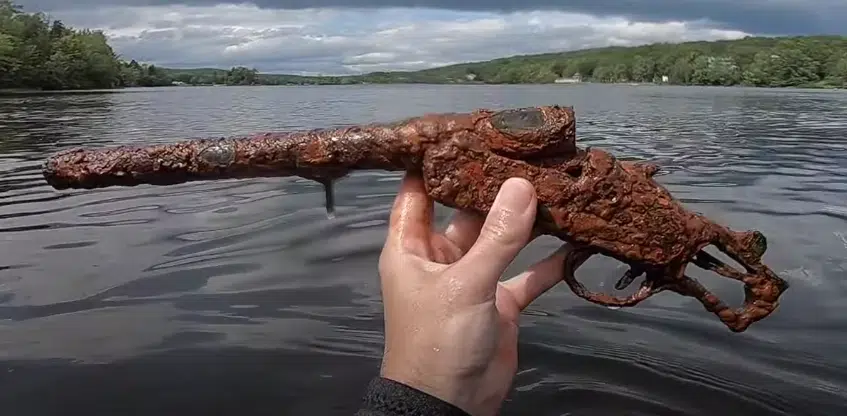 Gun Found Underwater In Fall River (VIDEO)