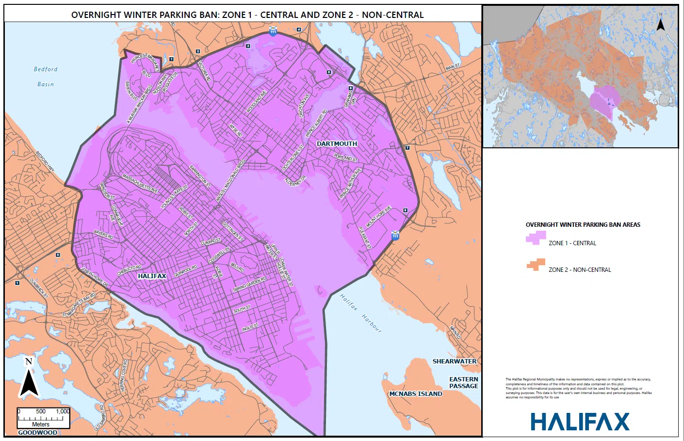 Halifax core could see winter parking ban more often this year