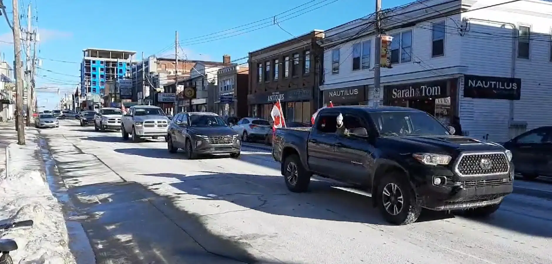 Protest takes to Halifax streets in support of 'Freedom Convoy'