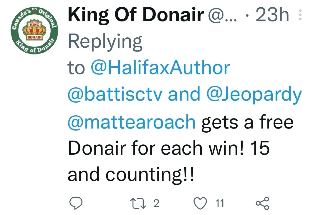 King of Donair Offers Mattea Roach Free Donairs!
