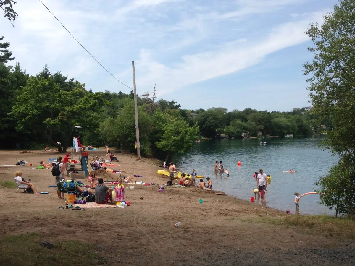 Chocolate Lake Beach closed to swimming