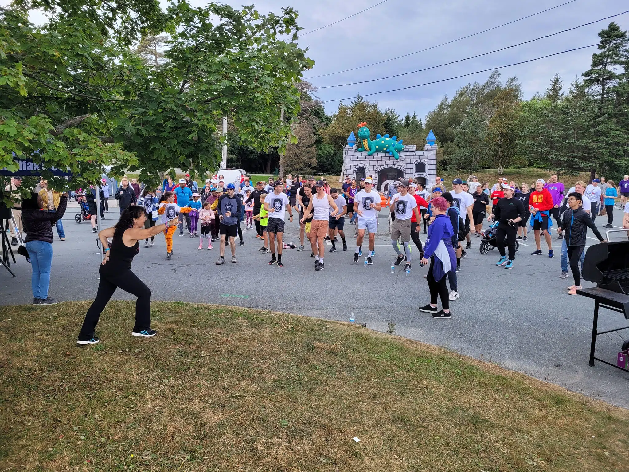 A Big Crowd At The Halifax 2022 Terry Fox Run