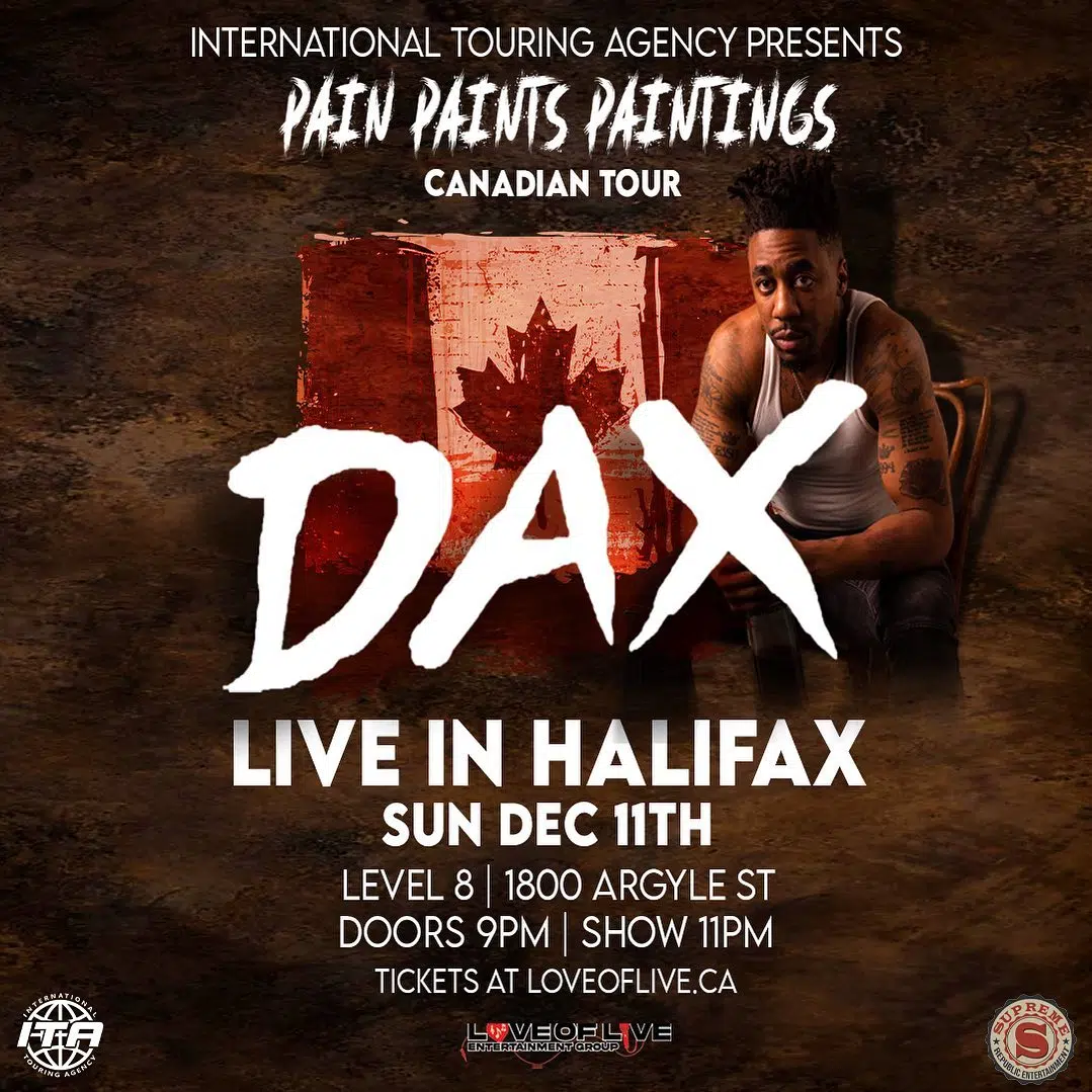 DAX Interview Before Show In Halifax THIS Weekend