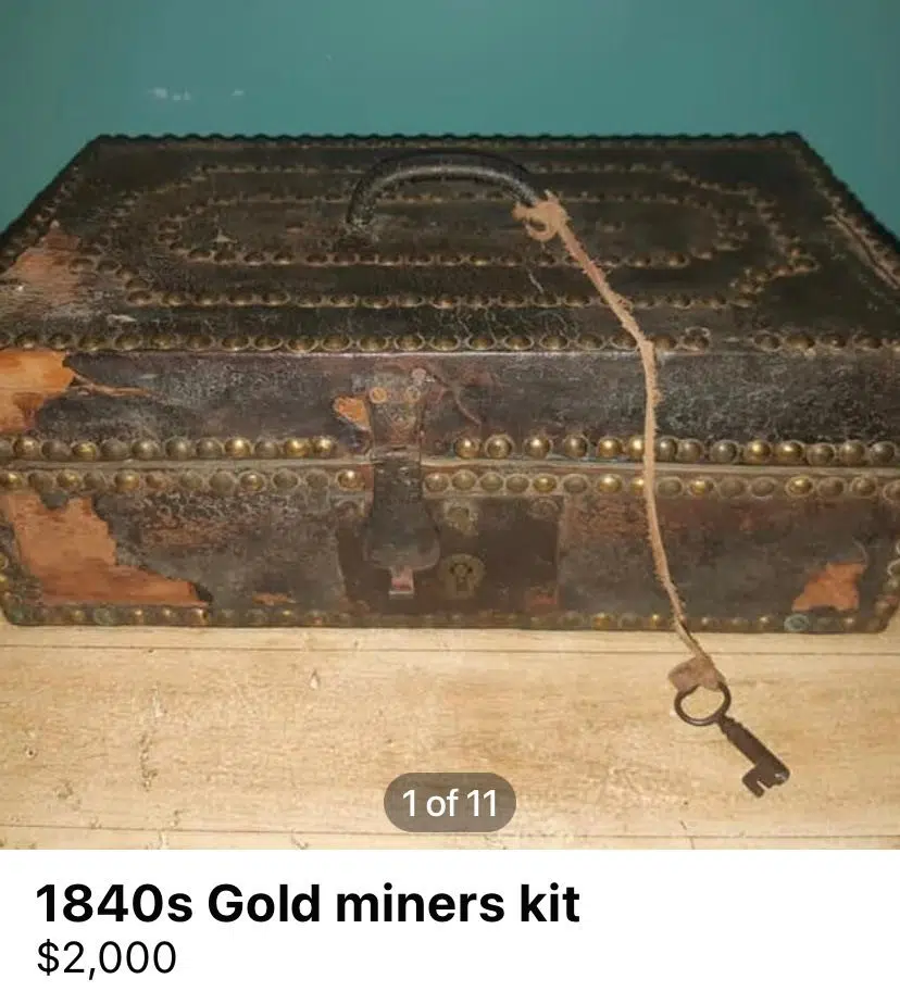 If These Items Could Talk - 1840's Gold Miners Kit