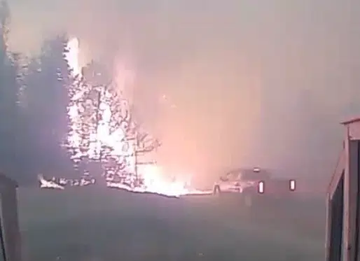 Wildfire Footage From Doorbell Camera