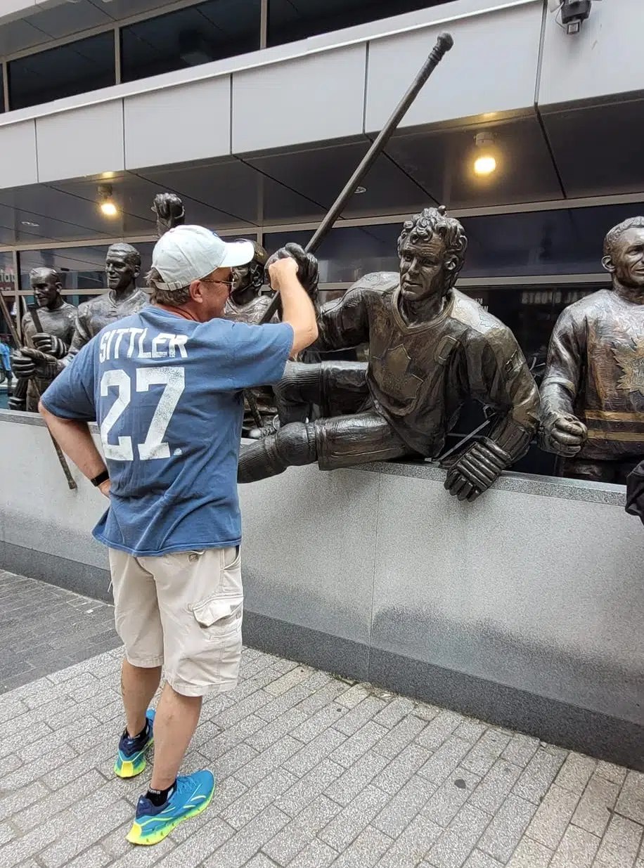 Ian Visits Toronto Maple Leafs Legends Row