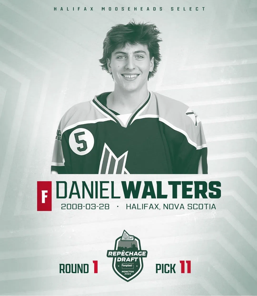 Hometown Kid Picked First Overall By The Halifax Mooseheads