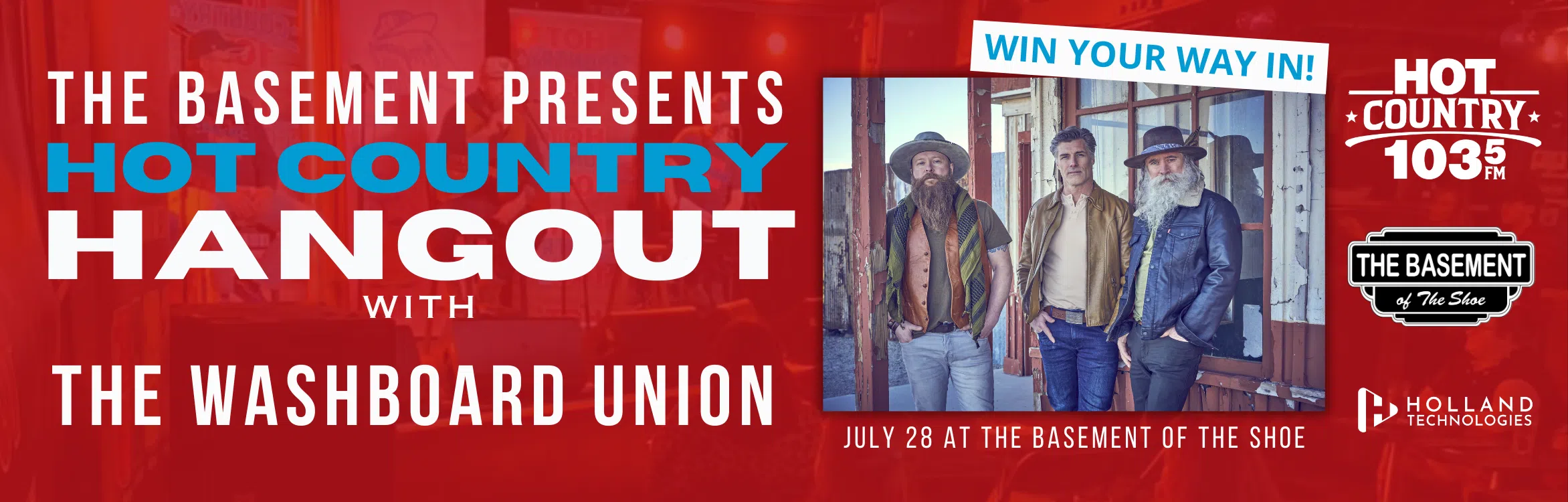 Hot Country Hangout with The Washboard Union