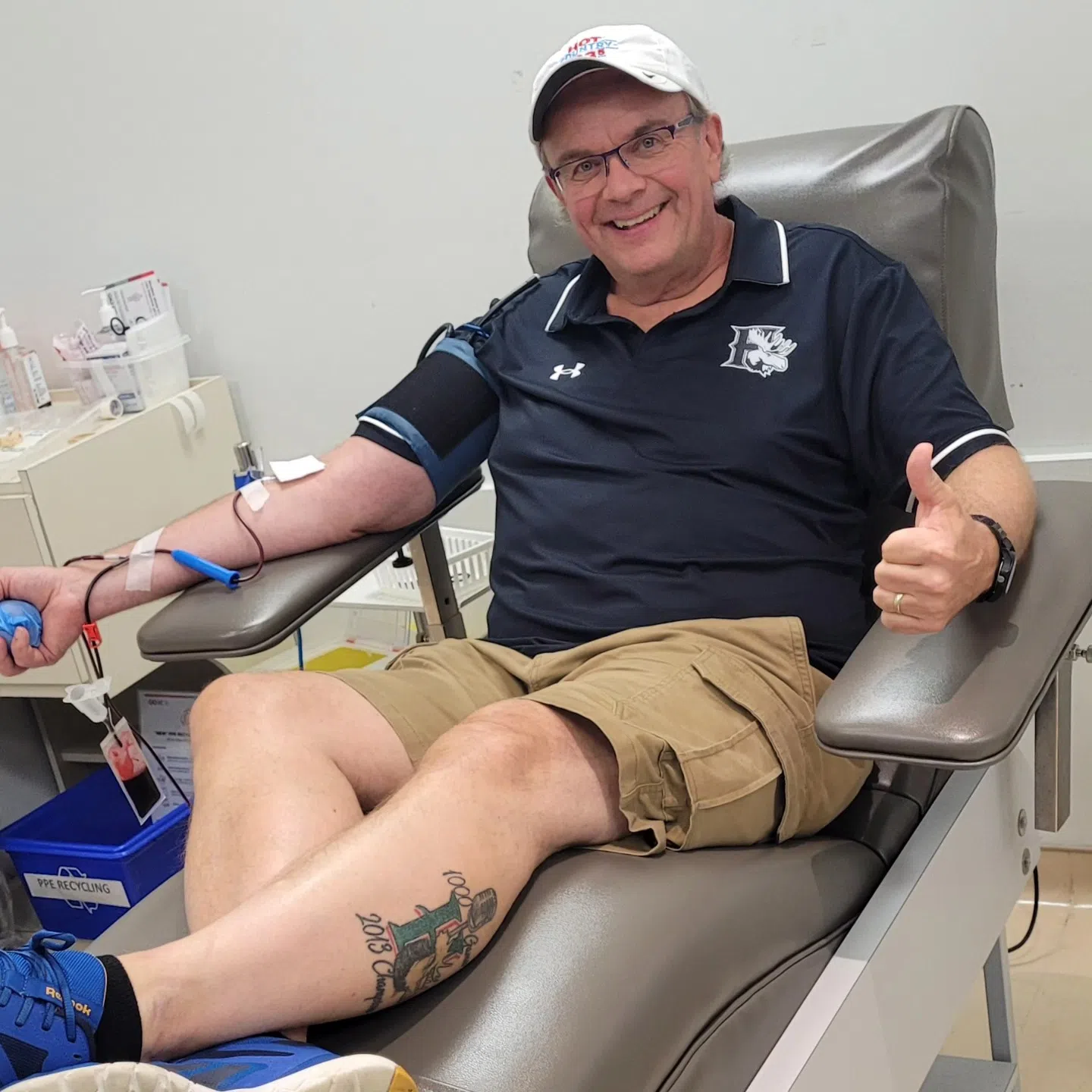 Ian's O Negative Blood Donation Done In Time For Thanksgiving