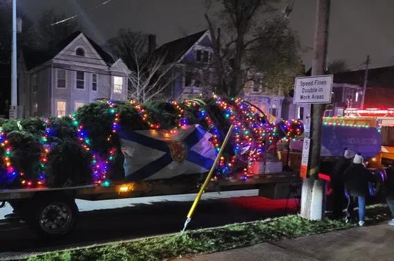 Nova Scotia's Tree For Boston Comes Down Wednesday