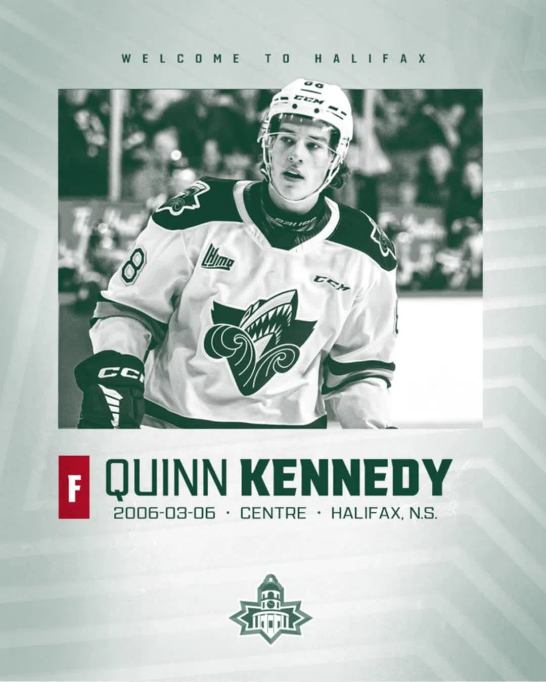 Hometown Kid Quinn Kennedy Traded to The Halifax Mooseheads