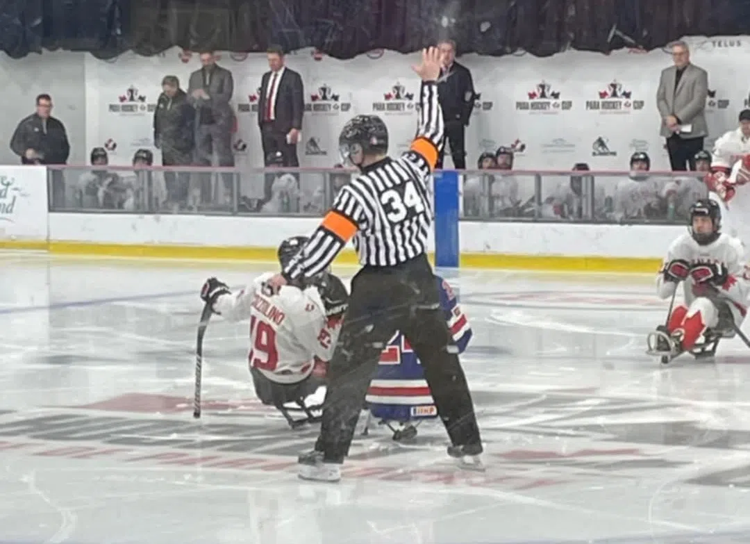Ian's Son Drake Will Officiate In The National Para Hockey Championship In Bridgewater