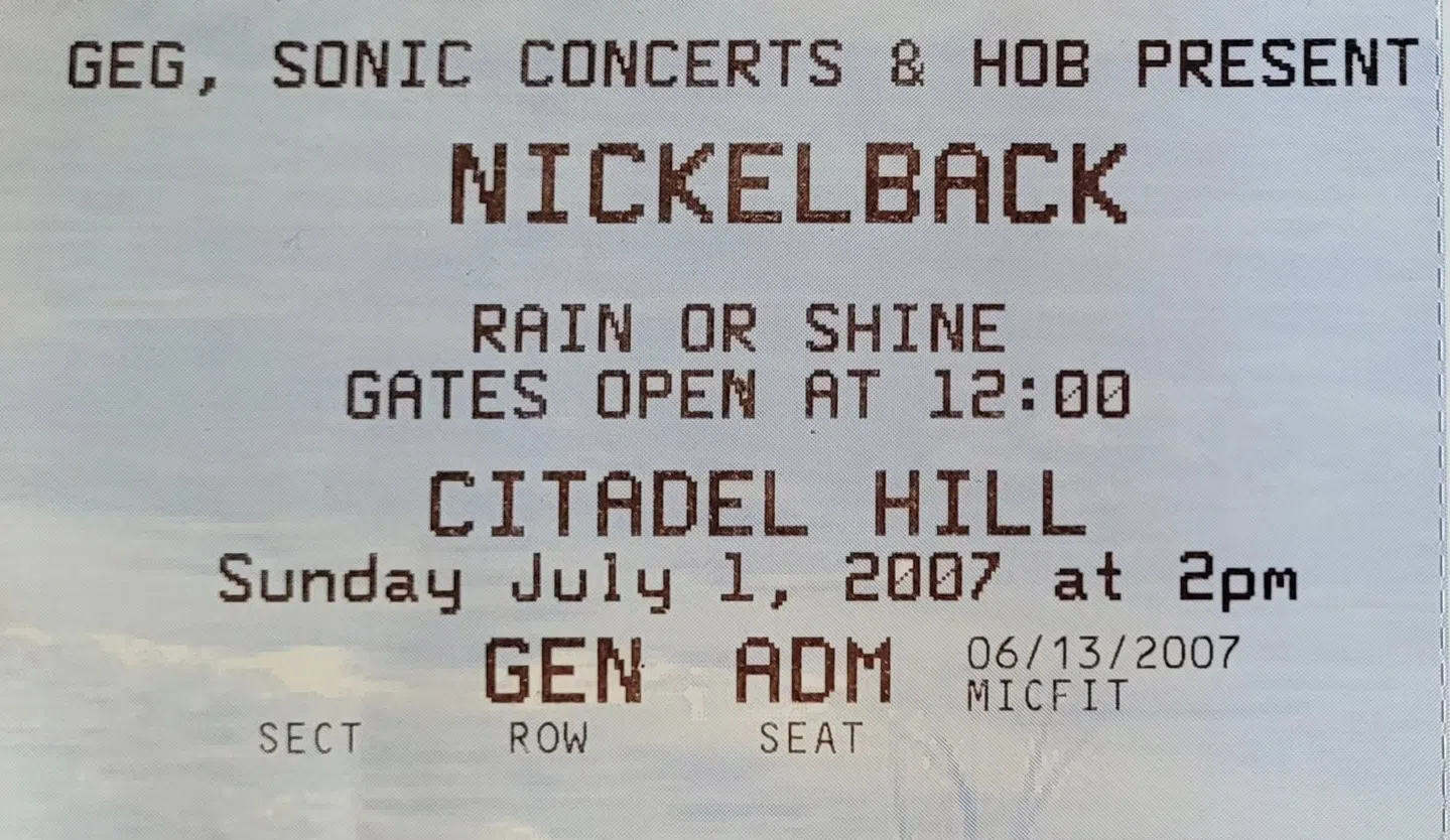 Nickelback Headline Halifax Music Fest Starting Tonight