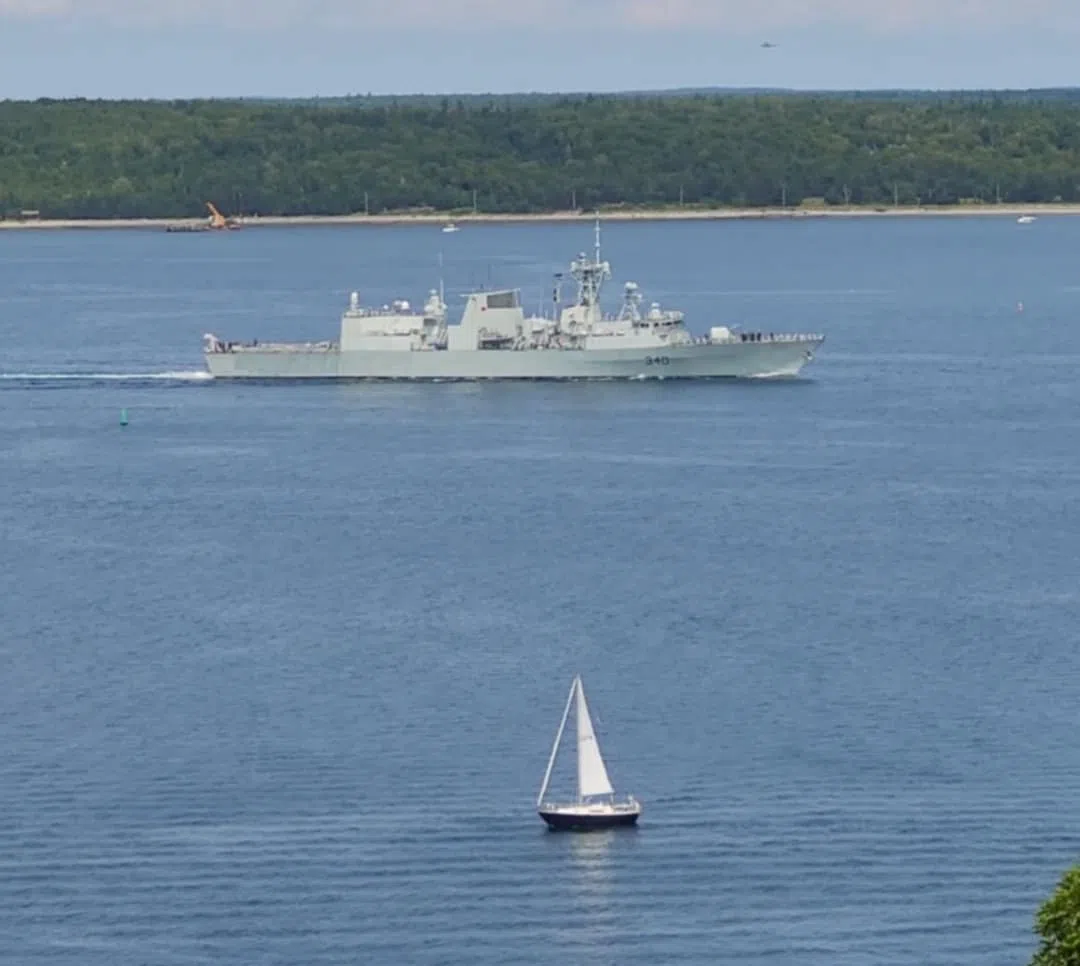 Our Family Member Leaves On HMCS St. John's