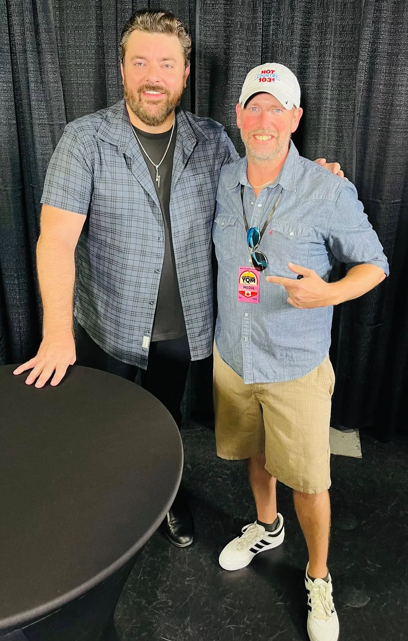 Backstage With Chris Young At YQM