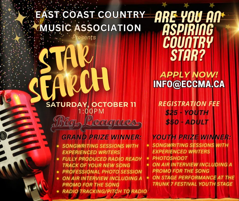 2nd Annual East Coast Country Music Association's STAR SEARCH!