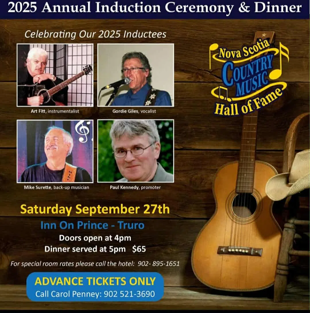 Nova Scotia Country Music Hall of Fame Adds 2025 Inductees