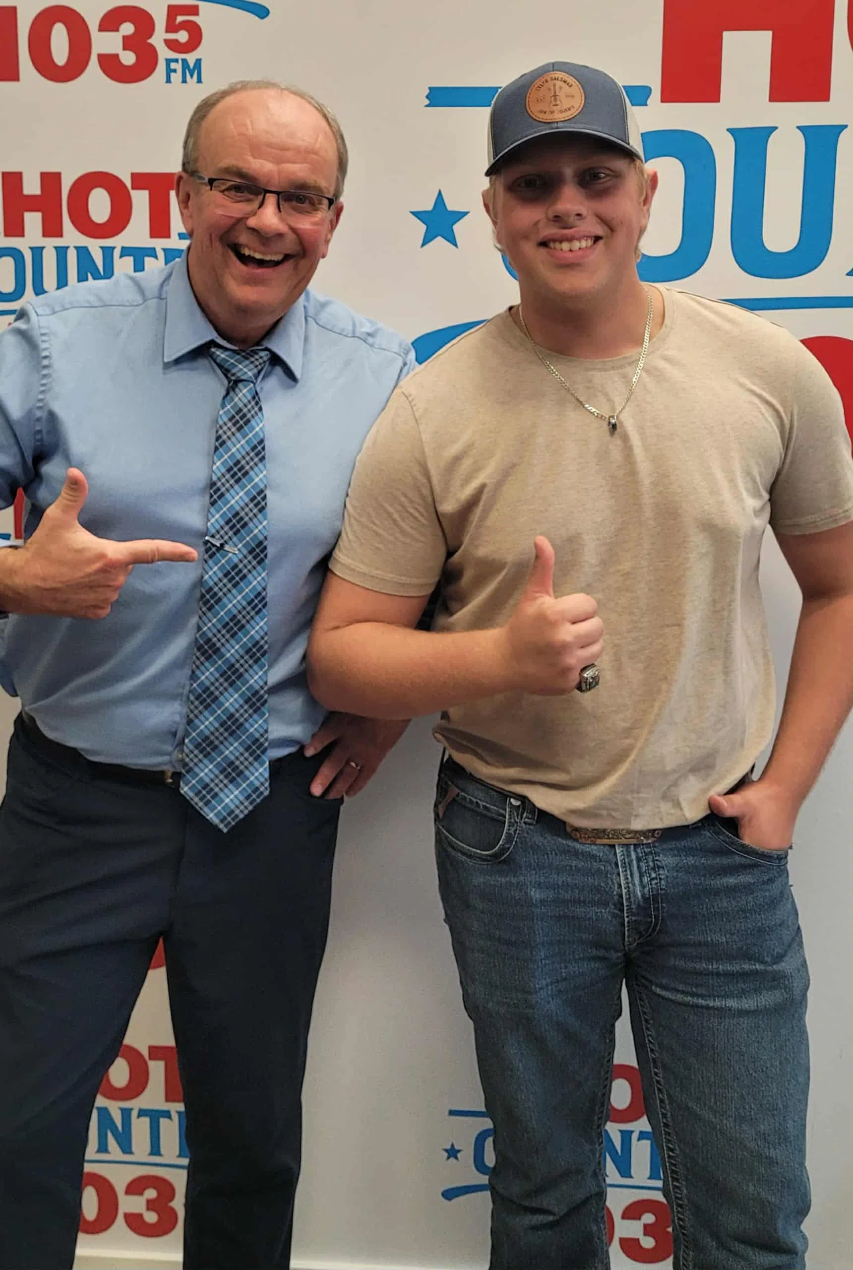 17-Year-Old Tyler Salsman from Windsor In The Hot Country Studio