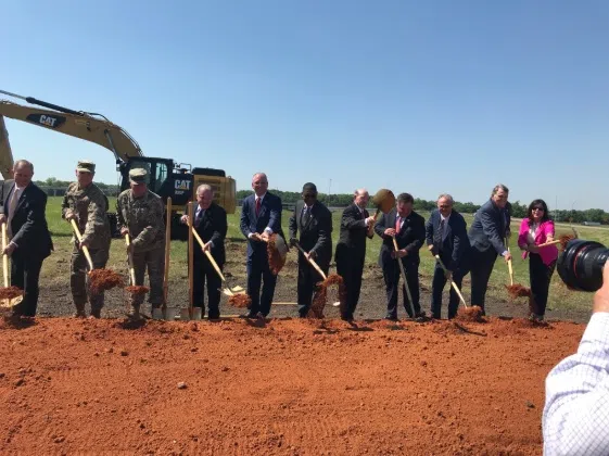 Governor Edwards speaks at groundbreaking of new transportation project in Bossier City