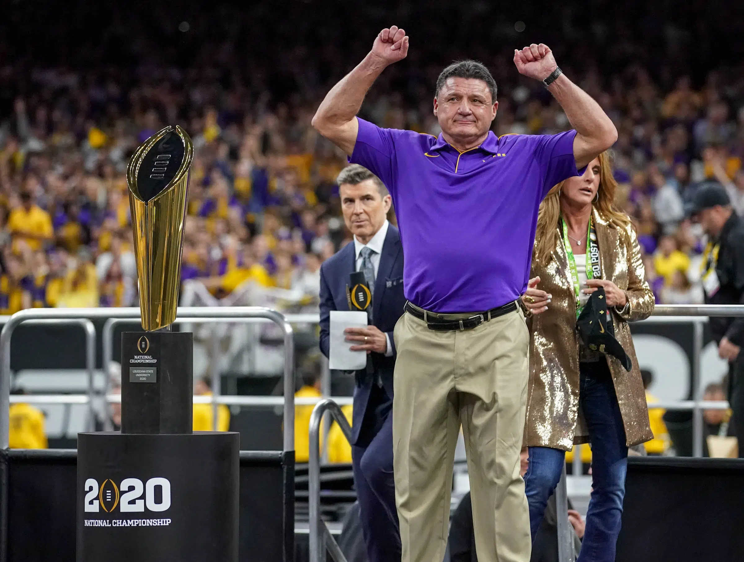 LSU Coach Ed Orgeron receives a hefty pay raise 