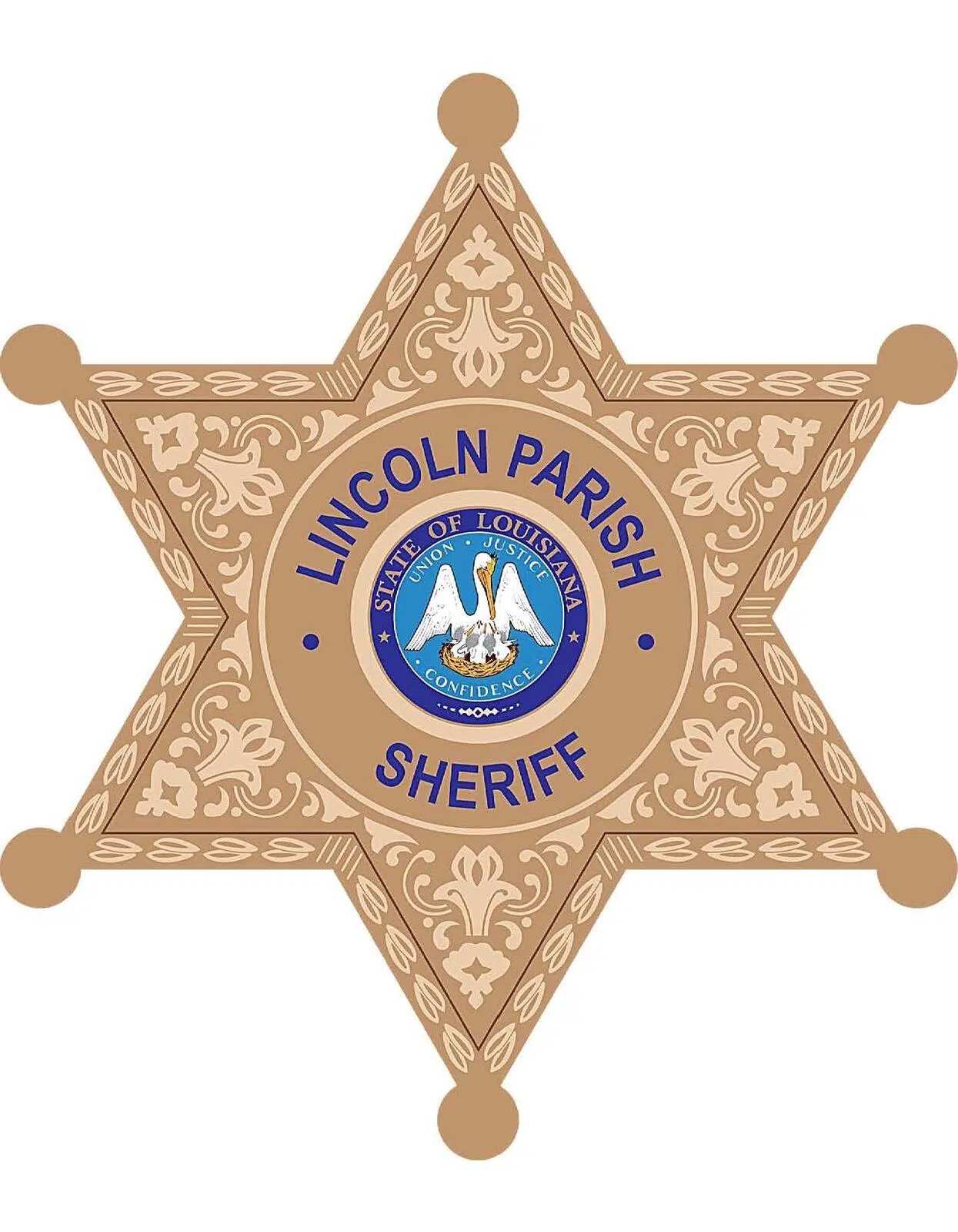 Lincoln Parish Sheriff deputies delivering groceries for the elderly and at-risk population 