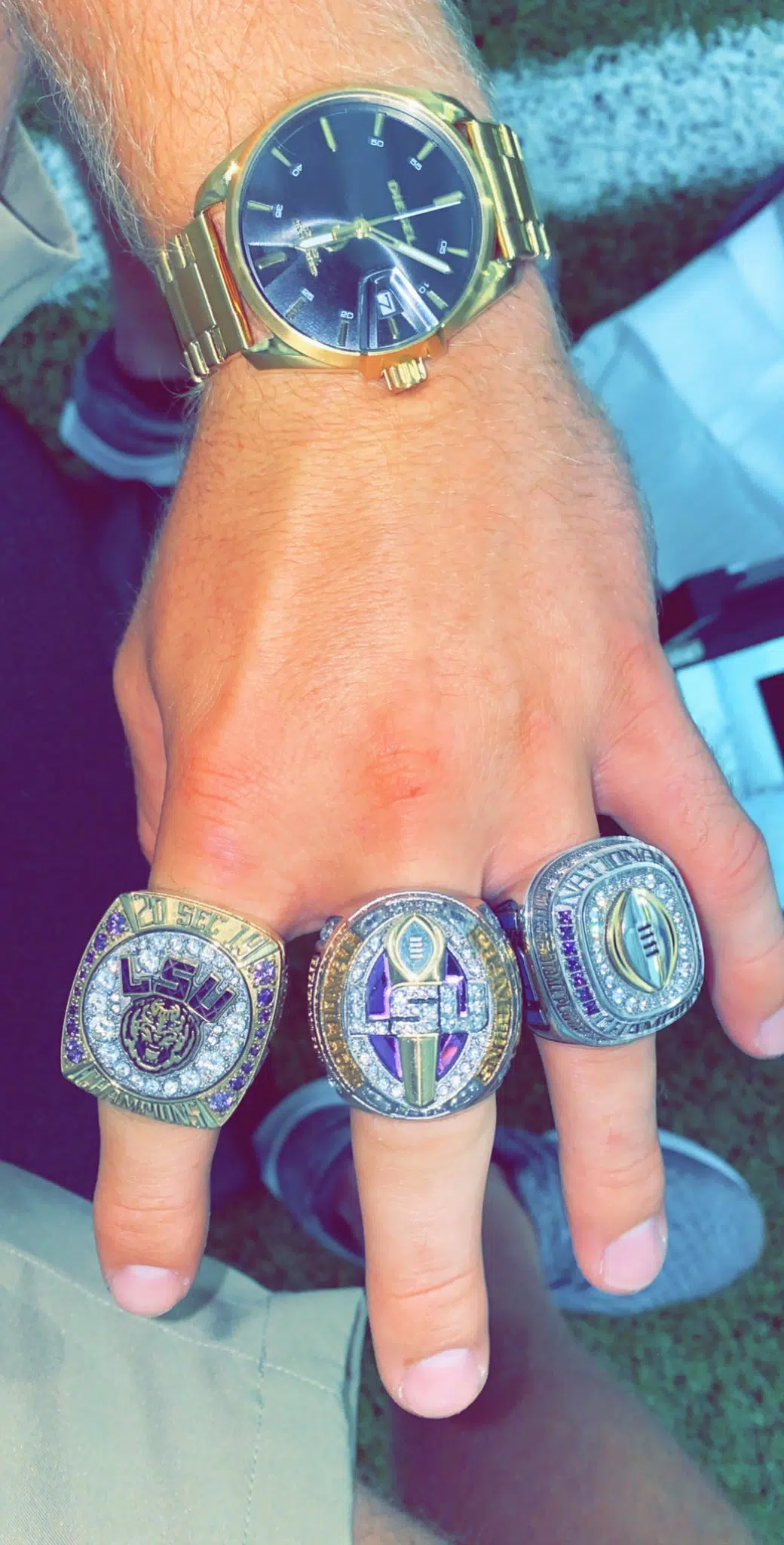 National champion Tigers have their rings.