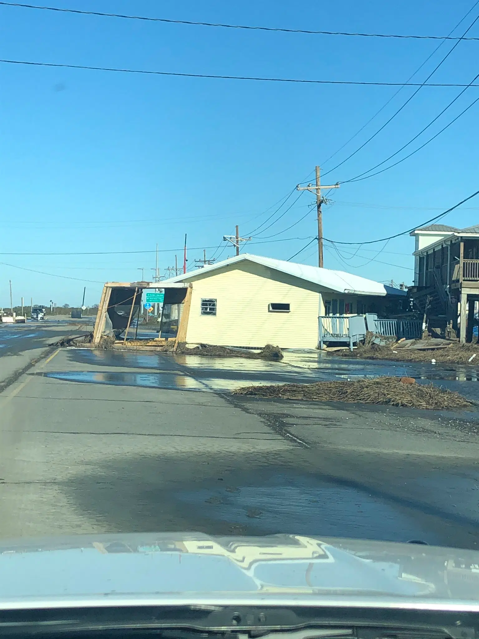 Zeta damage in Lafourche, Jefferson and St. Tammany Parishes