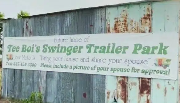 Advertisement for a swinger trailer park in Louisiana goes viral