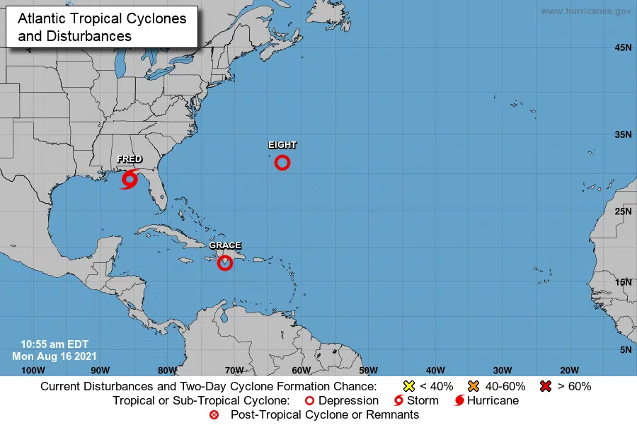 Three storm systems unlikely to impact Louisiana
