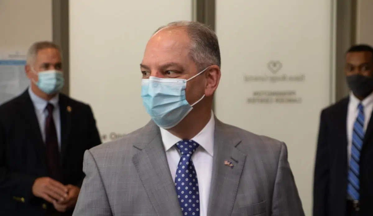 Governor John Bel Edwards extends the state's indoor mask mandate until October 27th