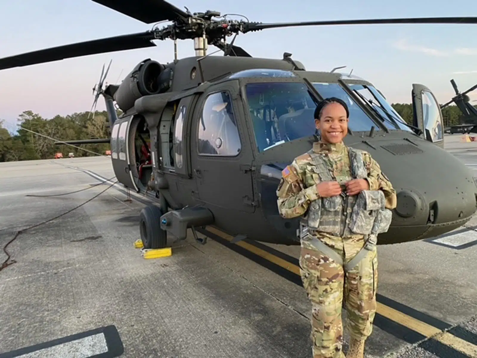 Louisiana National Guard commissions its first Black female pilot