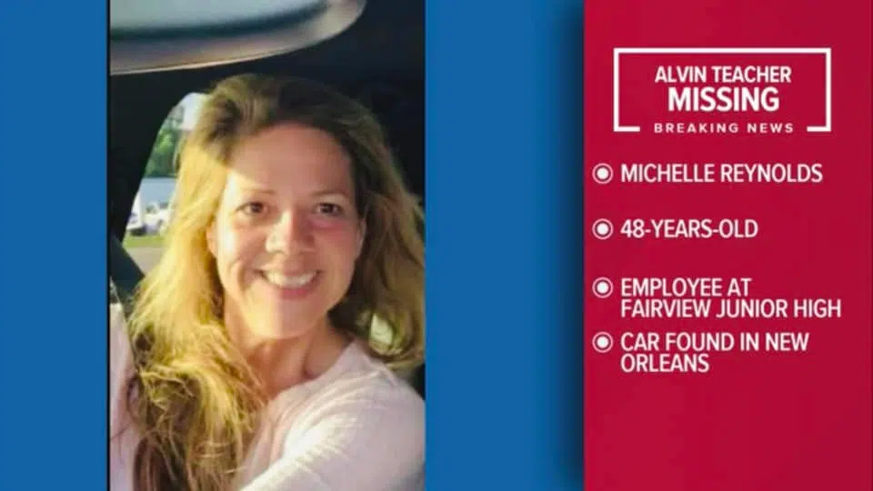 A missing sixth grade teacher from Houston vehicle found in New Orleans