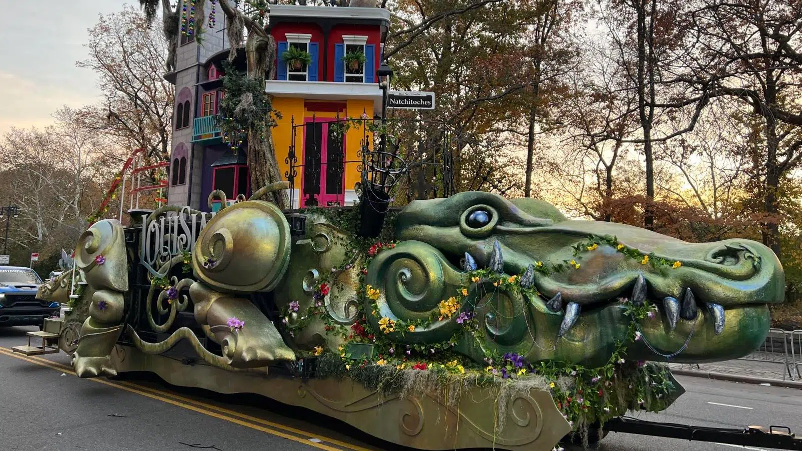 Bayou State's Celebration Gator float to again roll in Macy's parade Thursday