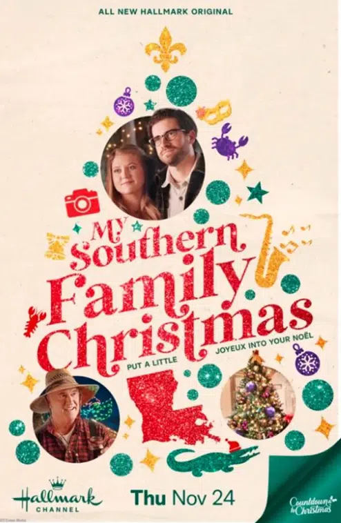 A Louisiana based and set film, kicks off the Hallmark Christmas movie season