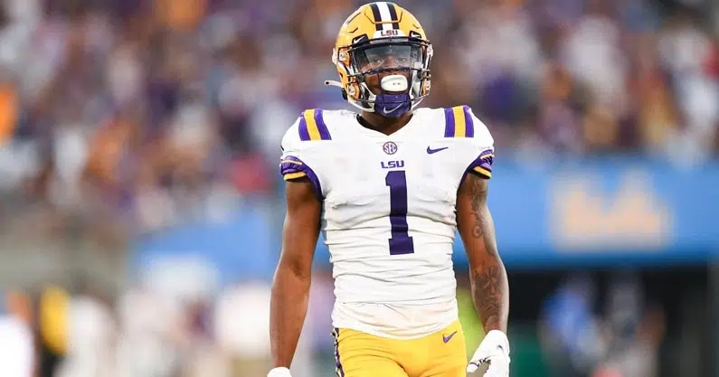 Wide receiver Kayshon Boutte enters the NFL draft