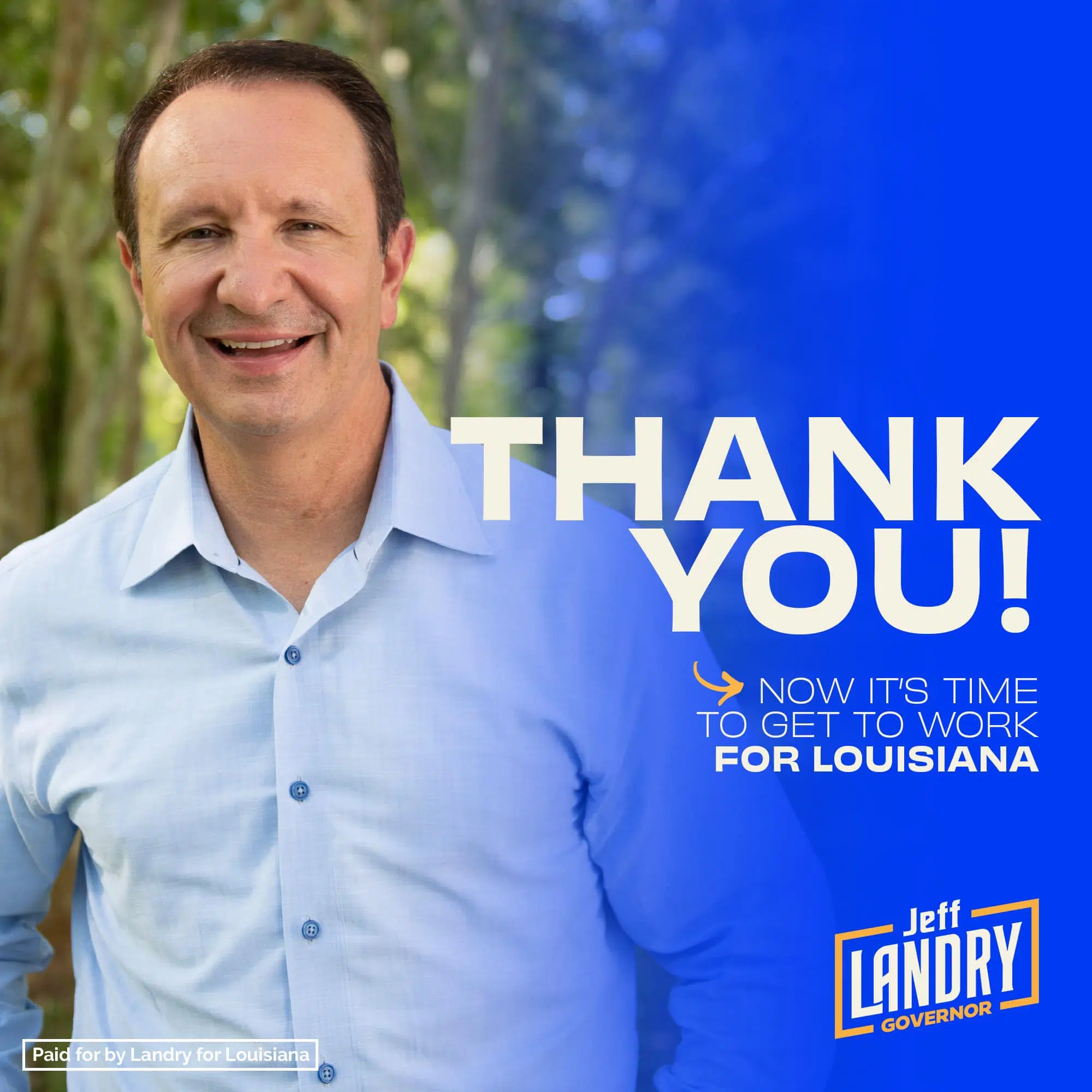 Historic election night as Jeff Landry becomes Governor-elect without the need for a runoff