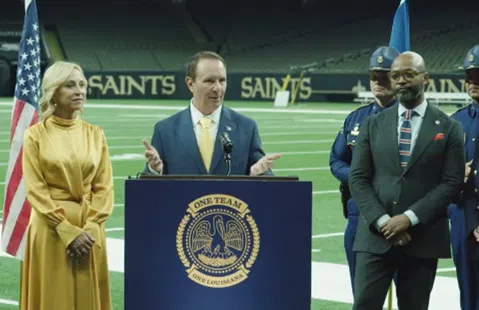 Governor-elect Jeff Landry announces his appointment to lead LSP and partnership with Orleans Parish DA