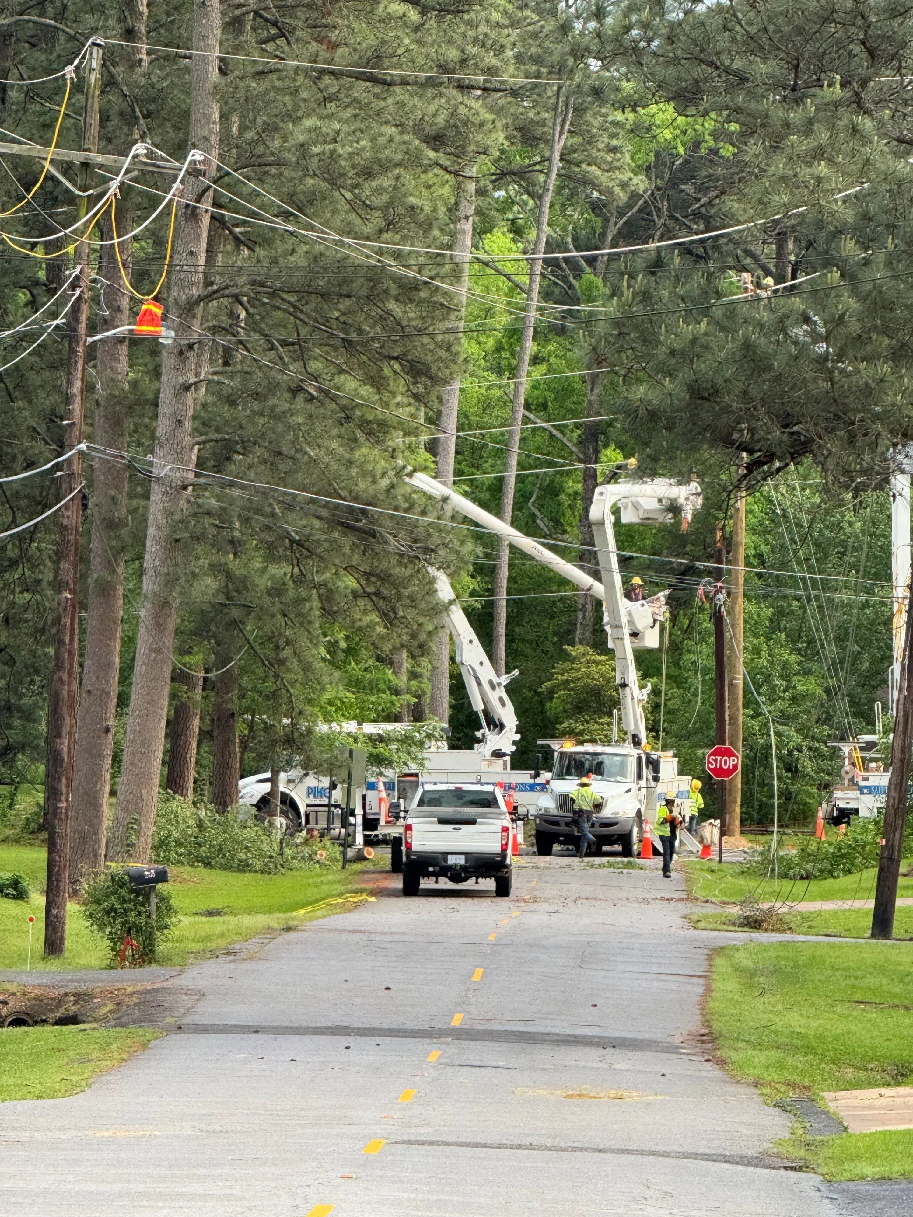 Entergy and CLECO work to restore power to Louisiana customers impacted by severe weather