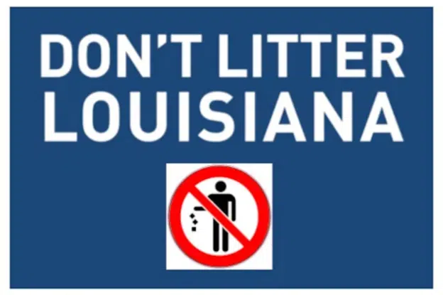 Louisianans encouraged to call 855-LA-Litter to report trash violators