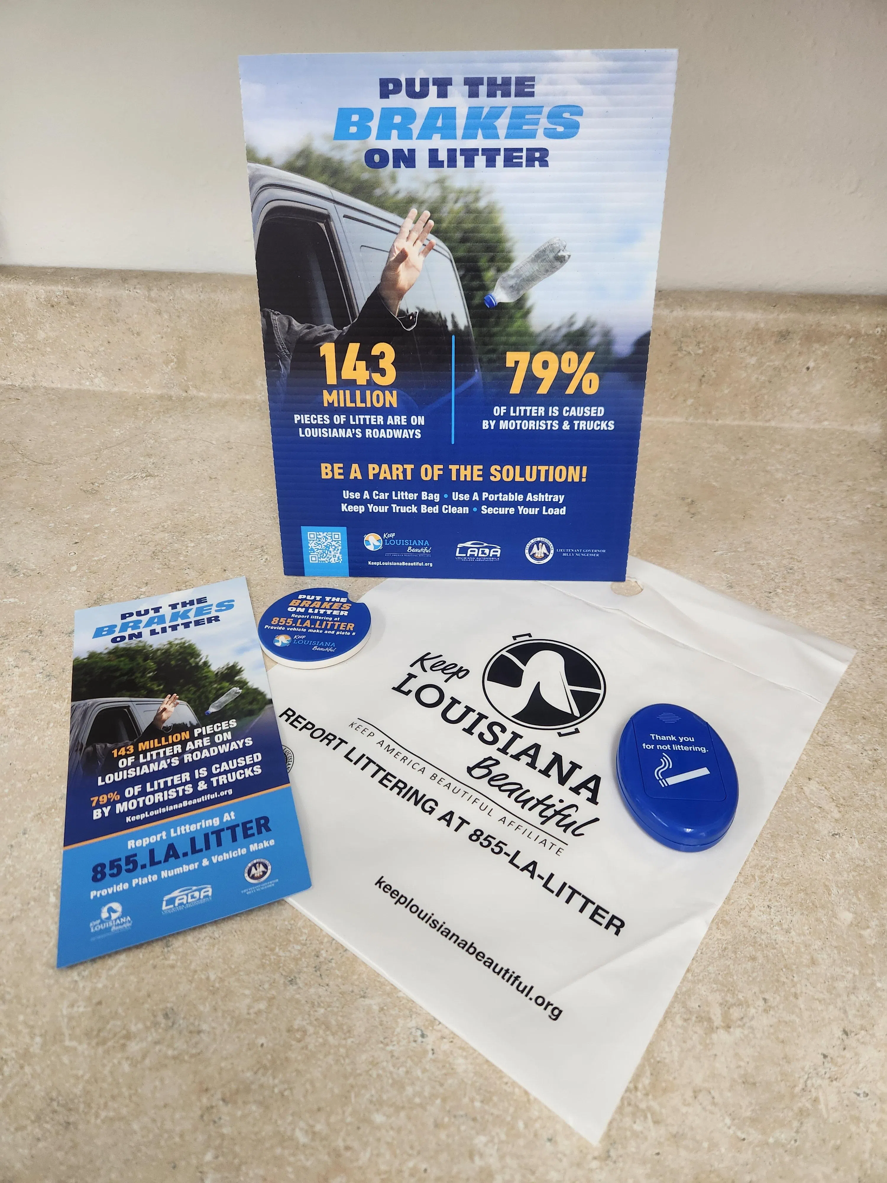 Keep Louisiana Beautiful launches " Put the Brakes on Litter" campaign