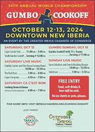 34th World Championship of Gumbo kicks off Saturday
