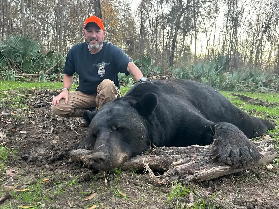 Lafayette Purple Heart recipient harvests nearly 700-lb. black bear
