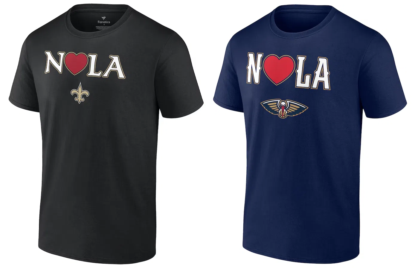 Special Saints and Pelicans NOLA "Love for New Orleans" shirts now available for purchase to support victims of the Bourbon Street tragedy