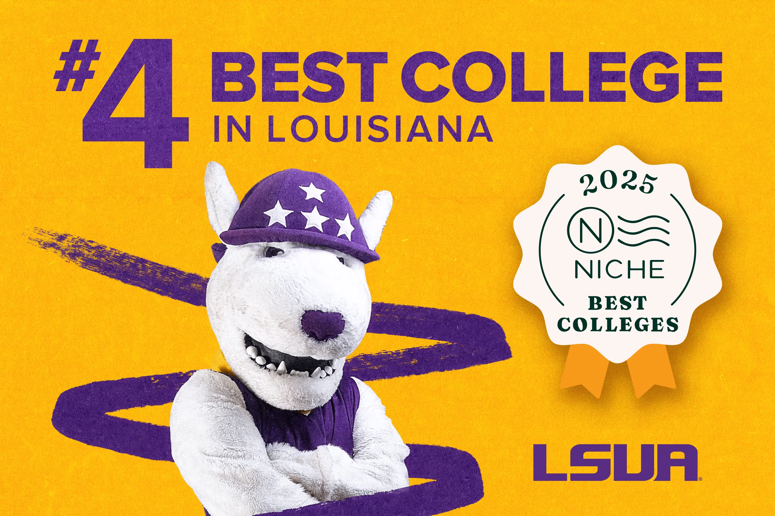 LSU-Alexandria fastest growing school in Louisiana and ranked as 4th best university in the state