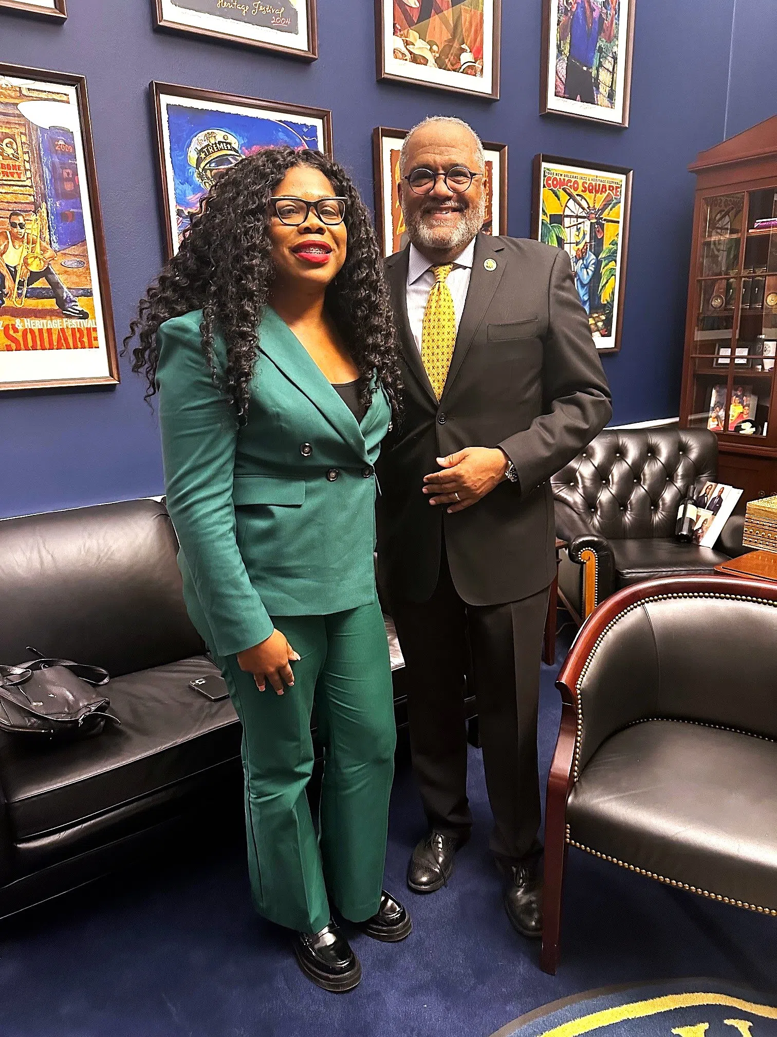 Congressman Troy Carter hosts dismissed New Orleans USDA auditor Chante Powell to spotlight effects of layoffs by DOGE
