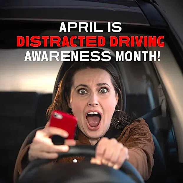 Louisiana state officials designate April as Distracted Driving Awareness Month