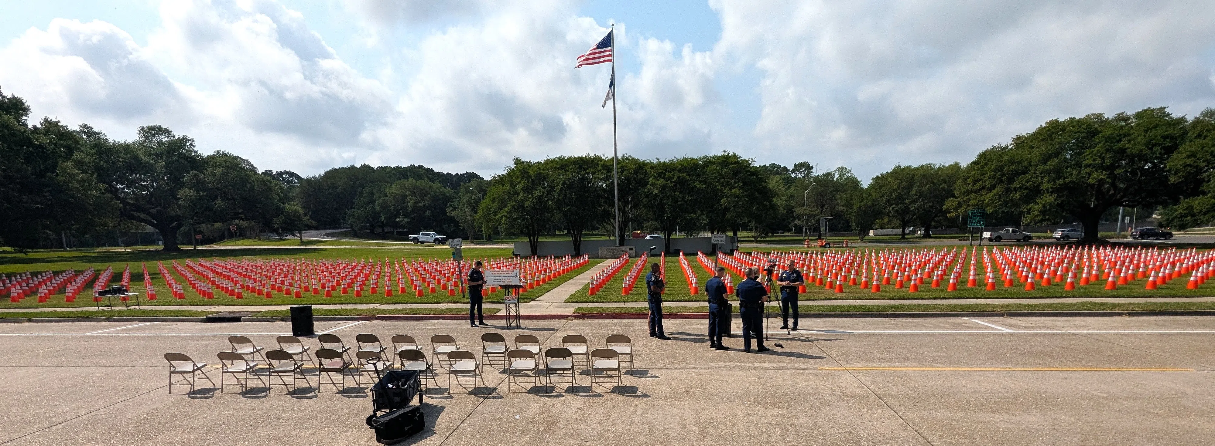 DOTD officials urge extra awareness, caution during National Work Zone Awareness Week: "Respect the zone so we all go home"