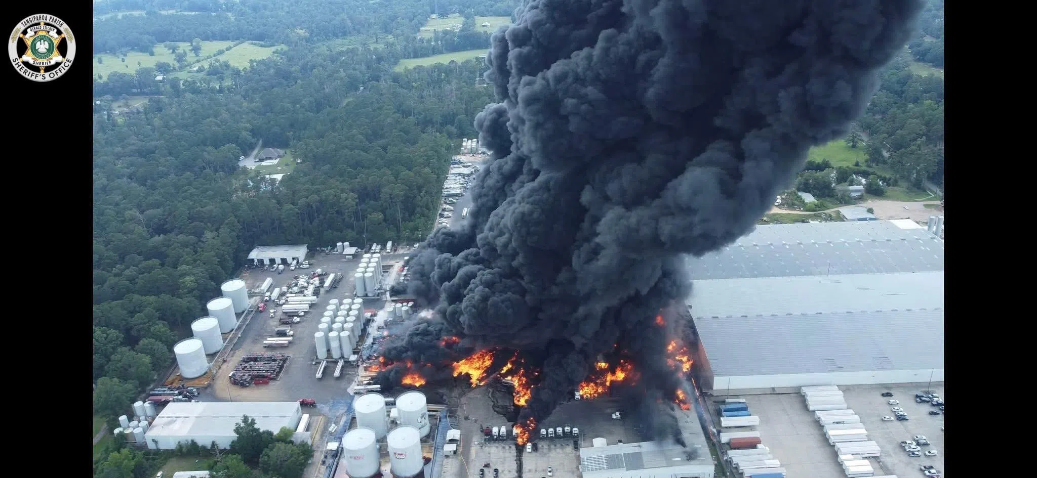 Firefighters remain on scene of chemical plant explosion in Tangipahoa Parish